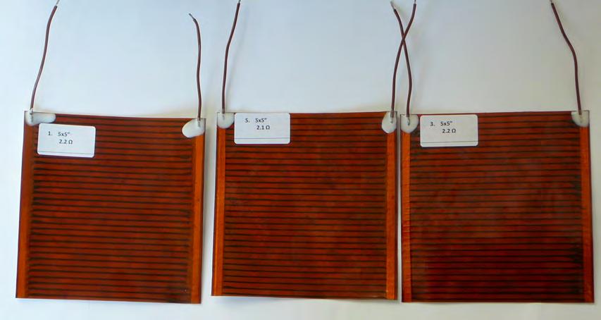 Încălzitoare planare pe bază de fibre de carbon electroconductive destinate managementului termic în vehicule spaţiale Încălzitor planar pe bază de carbon Descriere Încălzitor planar bazat pe fibre