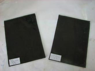 la concentraţii de 10%, 16% Ecrane electromagnetice din FeSi cu granulaţie de 0,040 0.