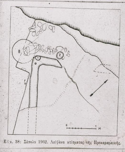 Νεολιθική περίοδος στο Σέσκλο Η Ακρόπολη κατοικούνταν από την Πρώιμη Νεολιθική (Ακεραμική φάση)