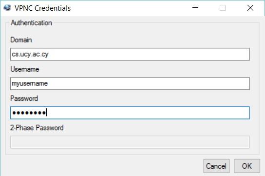 Θα σας ζητηθούν τα συνθηματικά Username Password και αφού τα εισάγετε όπως φαίνεται στην εικόνα κάντε κλικ στο ΟΚ.