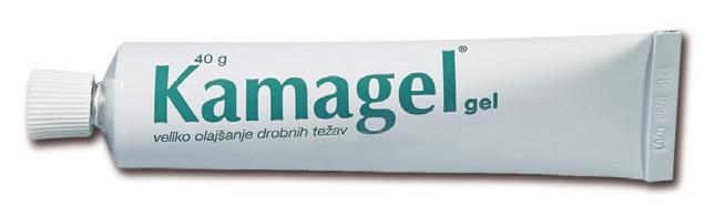 gel adstringens za lajπanje koænih vnetij Kamagel vsebuje aluminijev acetotartrat in izvleëek kamiliënih cvetov.