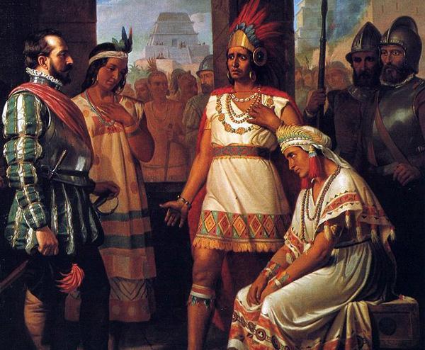 «κονκισταδόρες» Πρωτεργάτες της Conquista ήταν οι (Conquistadores: κατακτητές).