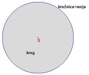 Polmer kroţnice je daljica, ki povezuje središče s katerokoli točko na kroţnici. Premer je dvakrat daljši od polmera.