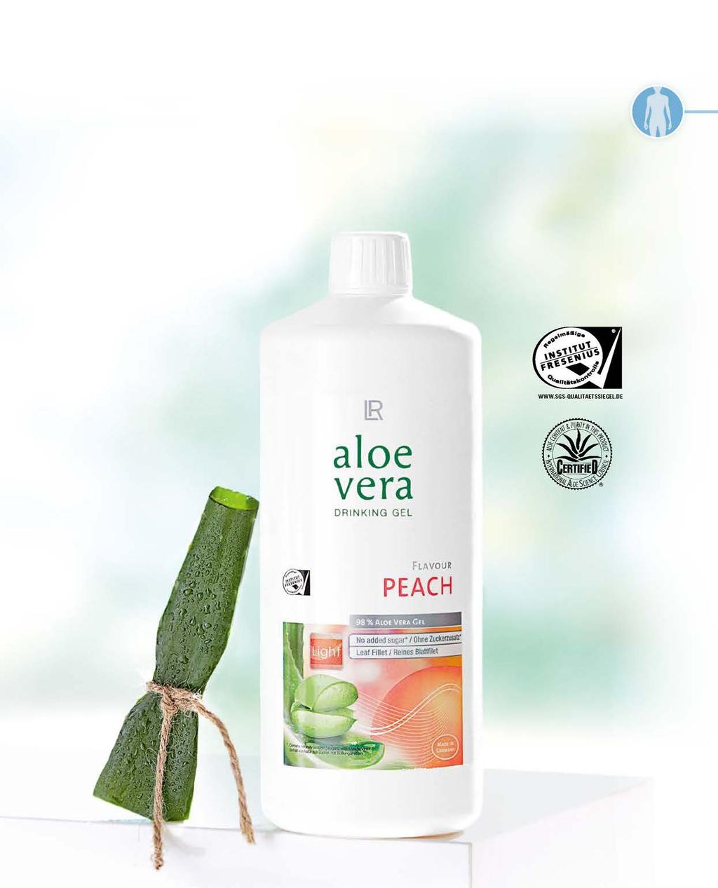 Ελαφρύ και υγιεινό χωρίς προσθήκη ζάχαρης 1 Ελαφριά φρουτώδης γεύση χωρίς προσθήκη ζάχαρης με 98% καθαρό φιλέτο του φύλλου Aloe Vera.