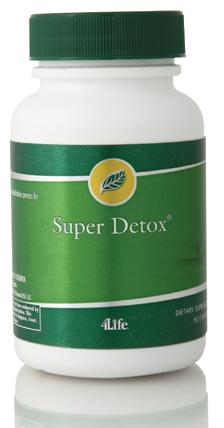 STARE DE BINE GENERALĂ SUPER DETOX (60 CAPSULE) Conține extracte de plante (fruct de susai, frunze de păpădie și frunze de anghinare) care contribuie la menținerea unei funcții hepatice normale.