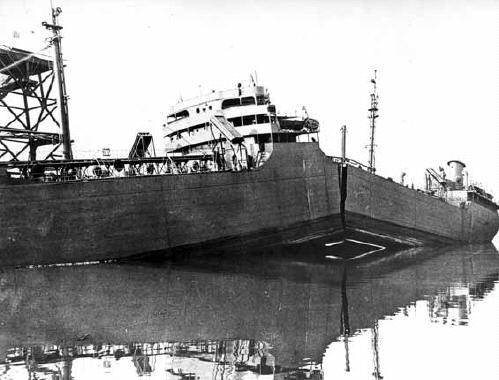 Εικόνα 3.9. Το Schenectady μετά τη θραύση. Η θραύση ήταν απότομη και συνοδεύτηκε από έναν εκκοφαντικό θόρυβο, ο οποίος ακούστηκε σε απόσταση ενός μιλίου.