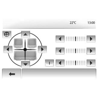 Audio Display Bluetooth System OK След като регулирате баланса, натиснете OK. 4 3 2 Изведете на дисплея менюто с настройки, като натиснете Начало > НАСТРОЙКИ. Натиснете 2.