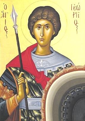 SAINTS AND FEASTS George the Great Martyr & Triumphant George, this truly great and glorious Martyr of Christ, was born of a father from Cappadocia and a mother from Palestine.