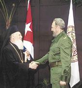 15 ΜΑΡΤΙΟΥ 15 ΑΠΡΙΛΙΟΥ 2004 ΟΡΘΟΔΟΞΟΣ ORTHODOX ΠΑΡΑΤΗΡΗΤΗΣ OBSERVER 19 Νέες ρίζες της Ορθοδοξίας στην Κούβα ΝΕΑ ΥΟΡΚΗ Μεγάλης ιστορικής σημασίας γεγονός αποτέλεσε η επίσκεψη του Οικουμενικού