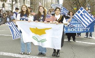 and Greek federations. Grand marshals were Dimitrios and Georgia Kaloidis, and John and Margo Catsimatides.