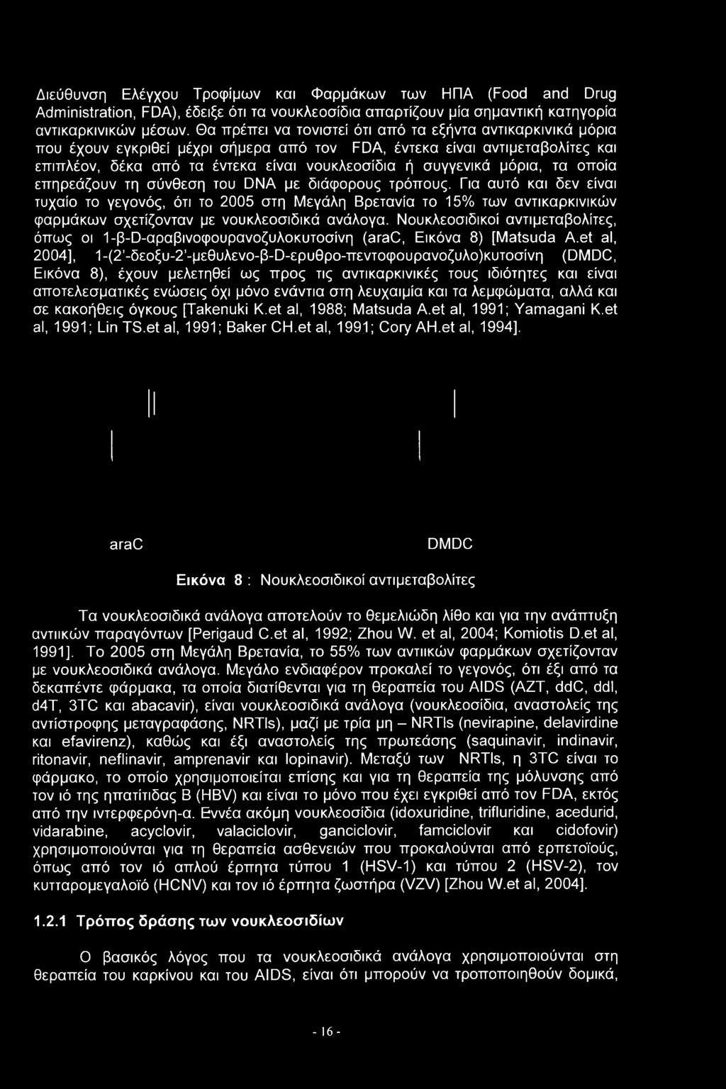 μόρια, τα οποία επηρεάζουν τη σύνθεση του DNA με διάφορους τρόπους.