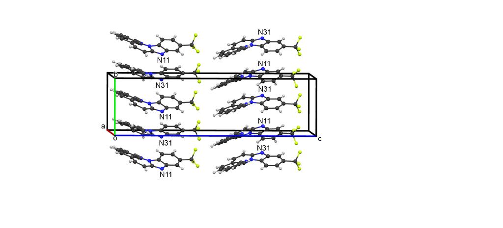 Intermolecular interactions linking molecules are π- - -