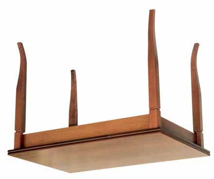 τραπέζια κουζίνας ξύλινα 47 DINETTE oξιά, mdf-καπλαµάς 70x110(+30+30)