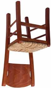 8 καρέκλες εξοπλισµού ξύλινες ΣΚΥΡΟΣ άβαφη - 32!