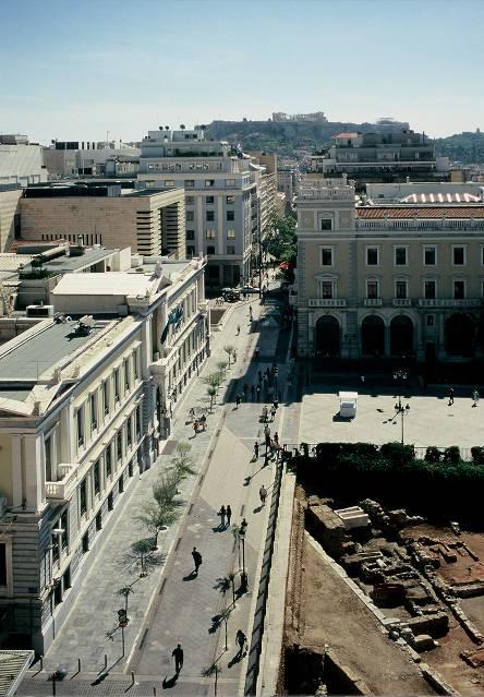 Ανάπλαση οδών του ιστορικού κέντρου της Αθήνας: Κολοκοτρώνη, Μητροπόλεως, Αιόλου, Αθηνάς, Περικλέους, Λέκκα, Πραξιτέλους,