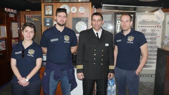 Εκπαιδευτική Επίσκεψη στο κρουαζιερόπλοιο Celestyal Nefeli, της Celestyal Cruises Στα πλαίσια του προγράμματος των εκπαιδευτικών επισκέψεων οι σπουδαστές