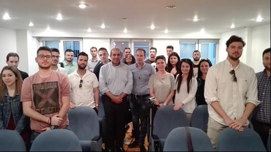 Ομιλία: κου Δημήτρη Φωκά, Training Manager του Delphic Maritime Training Center, του ομίλου Αγγελικούση Ο κος Δημήτρης Φωκάς, Training Manager του Delphic Maritime Training Center, του ομίλου