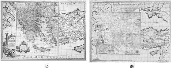 Εικ.3. α) O τύπος Delisle A βέλτιστα προσαρμοσμένος στον τύπο Delisle B.
