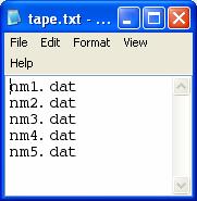 #include<conio.h conio.h> #include<stdio.h stdio.h> #include<math.h math.h> #define name "tape.txt" tape.