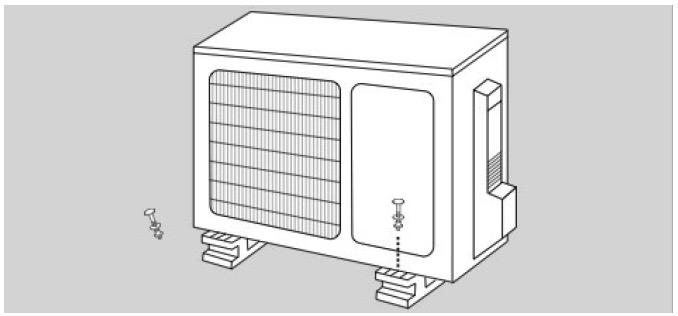 Instalare unitate exterioară 5 Instrucțiuni instalare unitate exterioară Etapa 1: Alegere locație pentru instalare Înainte de a instala unitatea exterioară, trebuie să alegeți o locație adecvată.