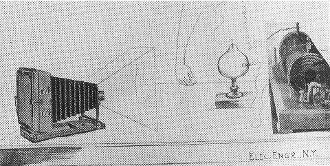 Thomas Edison 1896 skonstruira različne naprave, ki