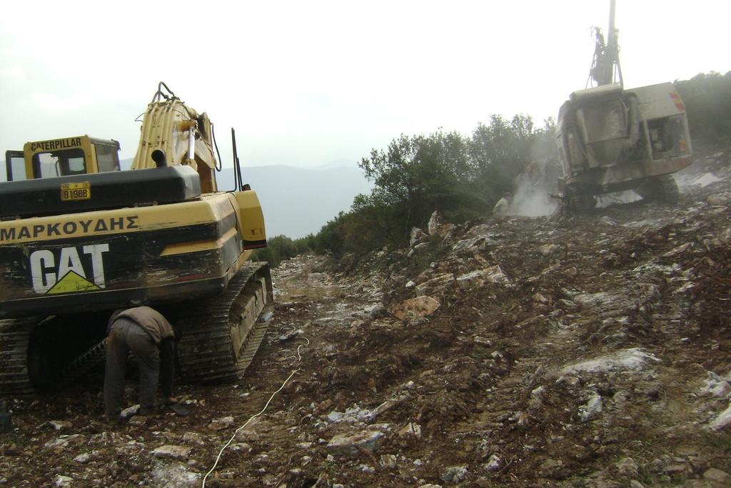 Διαμόρφωση του δρόμου στο πόδι