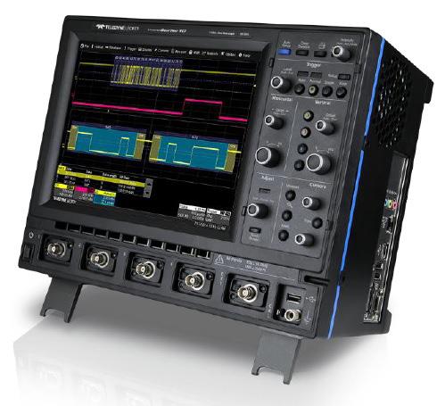 Noile modele de osciloscoape Teledyne LeCroy, care nu trebuie să lipsească de pe bancul de test WaveSurfer 10 1 model: 4 canale, bandă de frecvenţă 1 GHz, rată de eşantionare până la 10 GS/s Ecran