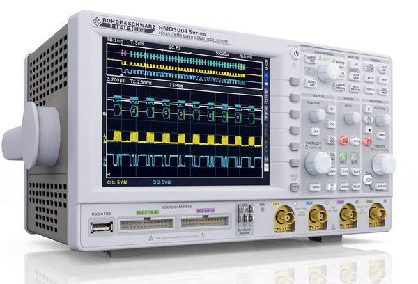 HMO 2022 / 2024 Rată de eşantionare 4GS/s Memorie 4MPuncte, Memory Zoom până la 50,000:1 Model HMO 2022 / 2024 Număr memorii setare 10 Afişare numerică 6.