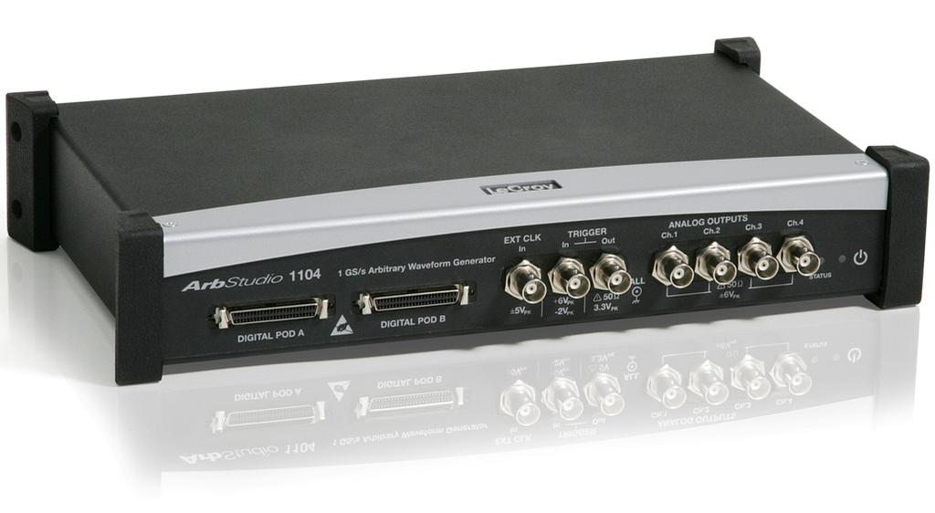Generatoare de funcții Teledyne LeCroy ArbStudio Generatoare de funcţii arbitrare, 2 sau 4 canale, memorie 2Mpuncte / canal; Caracteristici tehnice : Bandă de frecvenţă 125 MHz; Rată de eşantionare