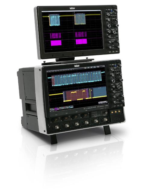 Până la 20 GHz pe 4 Canale Până la 45 GHz bandă de frecvenţă la 120 GS/s Multi-Lane Serial Data Eye, Analiză Jitter şi Crosstalk Trigger serial disponibil până la 14.