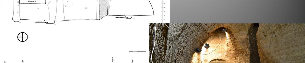 Αποτύπωση της Δεξαμενής 3 και της Σήραγγας 13-15,