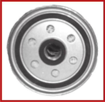 Τοποθετήστε το δακτύλιο στεγανοποίησης και την τάπα αποστράγγισης στο καινούργιο φίλτρο καυσίμου διαχωρισμού νερού. Τυπικό παράδειγμα - Τάπα αποστράγγισης - Τσιμούχα 24568 7.