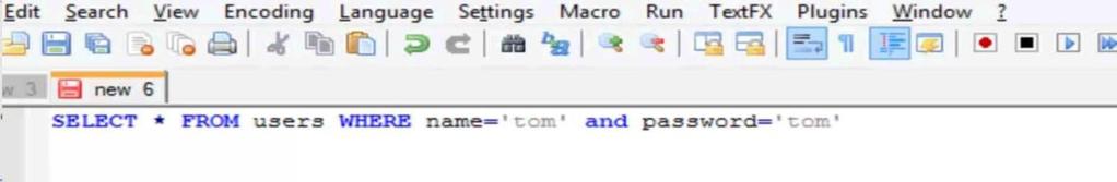 Αςηψ ηο query ζα τάξεη να βπεη ζηεν ζηήιε name ηο tom αιιά δεν ζα τάξεη ζηεν ζηήιε password γηα ηον θυδηθψ γηαηί ζηο query ηο statement πος µηιάεη γηα ηο password ζα πάπεη ηεν ηηµή 1 ππην θαν τάξεη