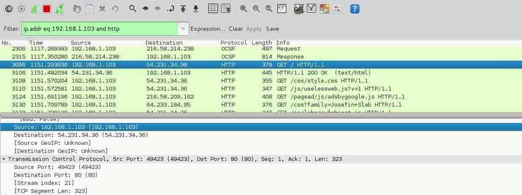 4.2 passive information gathering with wireshark Σο wireshark εθηψρ απψ ένα επγαιείο παπαθοιοωζεζερ παθέηυν ζε ένα δίθηςο µε ζθοπψ να βπεζεί θάποηο ππψβιεµα πος ςπάπσεη ζηο δίθηςο έναρ άιιορ σπήζηερ