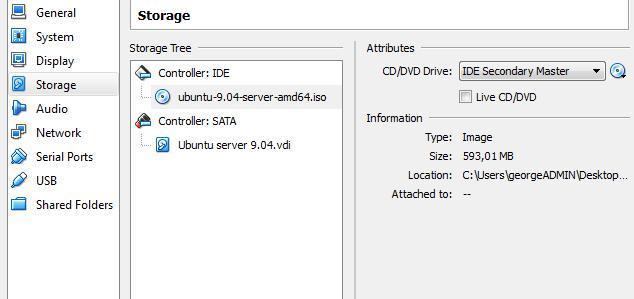 εικόνα 3.54 ςτθν κατθγορία storage ςτα settings τθσ μθχανισ προςκζτω το.