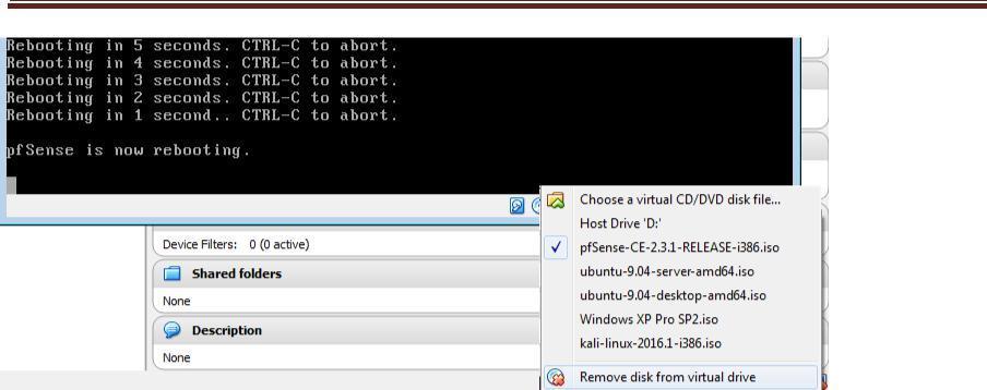 εικόνα 3.78 αφοφ γίνει θ εγκατάςταςθ ςτον virtual ςκλθρό δίςκο κα πετάξει μινυμα ότι το πρόγραμμα κα κάνει επανεκκίνθςθ.