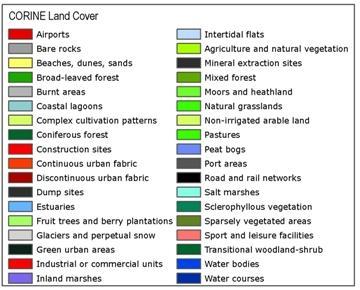 Χαρτογράφηση καλύψεων γης CORINE Χαρτογράφηση καλύψεων γης για όλη την Ευρώπη Πρόγραμμα