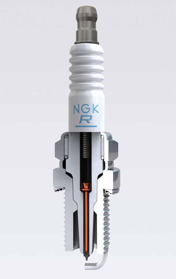 to guard against corrosion Deeply inserted in the centre electrode for improved thermalconductivity. Providing an ultra wide heat range plug that gives maximum performance at all engine speeds NGK.