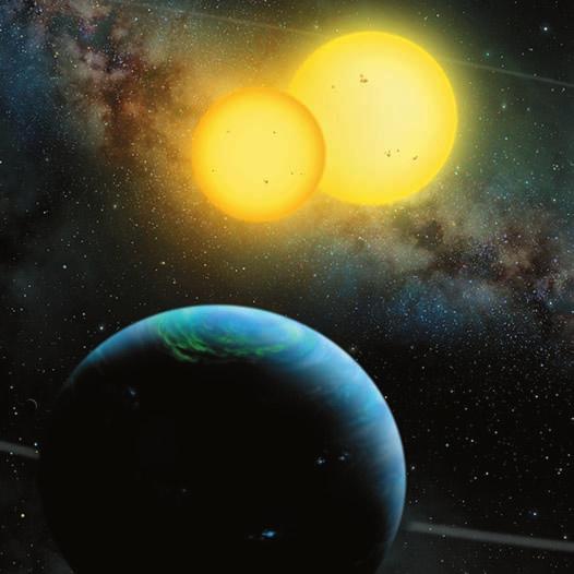 NOVICE 4. Exoplaneti obstajajo tudi v eksoti;nih okoljih Da je planetov v na i Galaksiji kot listja in trave, ni ve novica leta.