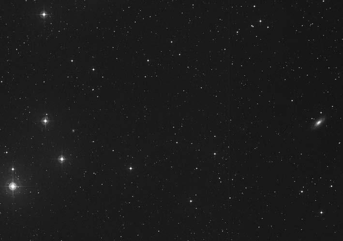 Tudi NGC 1425 se e pozna, da ima deklinacijo 30 stopinj, kljub siju 10,8 magnitude. Kako svetlo je nebo se zave dobro ele takrat, ko v okular udarijo rni vr i ki ru evja.