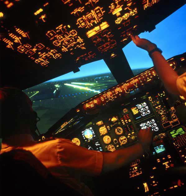 Φυσική για Μηχανικούς Μηχανική Εικόνα: Ο πίνακας ελέγχου σε ένα πιλοτήριο βοηθά τον πιλότο να κρατά το αεροσκάφος υπό έλεγχο δηλ.