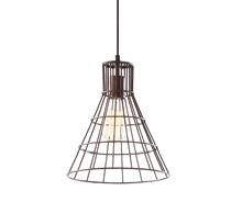 Table lamp with wooden handle. Cotton fabric shade. For E-14 bulb not included.