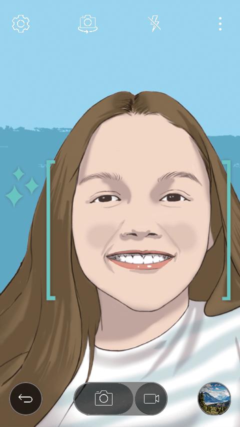 Auto shot You can use the face detection feature to take selfies easily and conveniently.