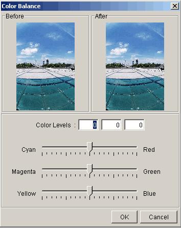 Αλλαγή επιπέδων των χρωμάτων σε μια εικόνα Σχήμα 3.6.1 Οι τιμές "RGB" θα πρέπει να κυμαίνονται μεταξύ -100 και 100. 3.6.2.Φωτεινότητα και αντίθεση.
