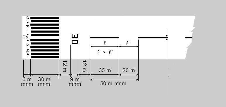 Najveći poprečni nagib prema dolje na uređenom dijelu osnovne staze, izmjeren u odnosu na horizontalnu površinu, iznosi 5%.