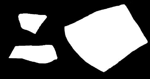 Τα μέχρι σήμερα εντοπισμένα όστρακα χιακών καλύκων του 6ου αι. π.χ. από το Καραμπουρνάκι, φαίνεται ότι διακοσμούνταν κυρίως με την τεχνική του περιγράμματος και της σκιαγραφίας επάνω στο λευκό ή κιτρινωπό επίχρισμα (εικ.