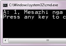 Një aplikacion që i shfrytëzon klasën dhe delegatin namespace Ligjerata6 internal class Program private static void Main(string[] args) Aa a1 = new Aa(1), a2 = new Aa(2),