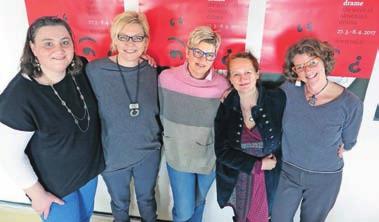 8 KULTURA igor.kavcic@g-glas.si Gorenjski glas V mesto prihaja Teden slovenske drame V ponedeljek se bo v Prešernovem gledališču začel 47. Teden slovenske drame. Podelili bodo tudi letošnje nagrade Združenja dramskih umetnikov Slovenije.