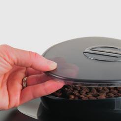 Ρύθμιση κεραμικού μύλου ΕΛΛΗΝΙΚΑ 17 Οι κεραμικοί μύλοι του καφέ εξασφαλίζουν πάντα τον τέλειο βαθμό άλεσης και συγκεκριμένες διαστάσεις των κόκκων του αλεσμένου καφέ για κάθε είδος καφέ.